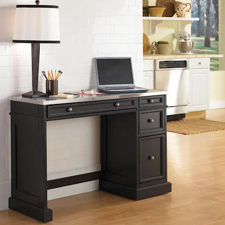 Utility Desk with Stainless Steel Top